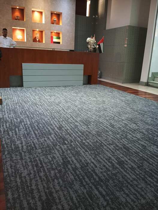 Corporate Reception Carpet Tile Flooring